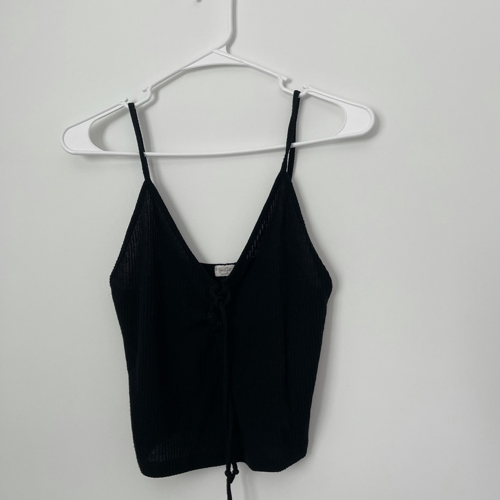 Black brandy knit tank